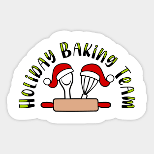 Holiday Baking Team Sticker